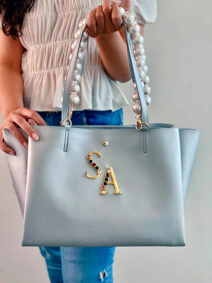 Teal All-For-One Leather Bag