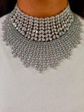 Maharani Heart & Diamond & Honeybee Dimonte Necklace Maharani Set — front view — Prerto