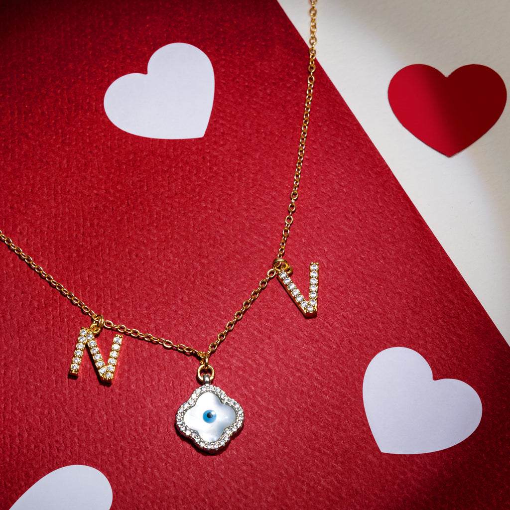 Protect Our Love Nome Iniziale Name Necklace by Prerto — gifting jewellery