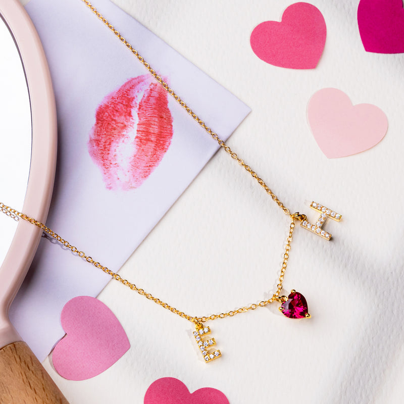 Lovers Find Each Other Nome Iniziale Name Necklace by Prerto — gifting jewellery
