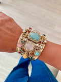 Celeste Multistone Diamond Bracelet by Prerto — Indian & Arab festive jewellery