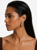 Lara Multicolor Statement Hoop Earrings