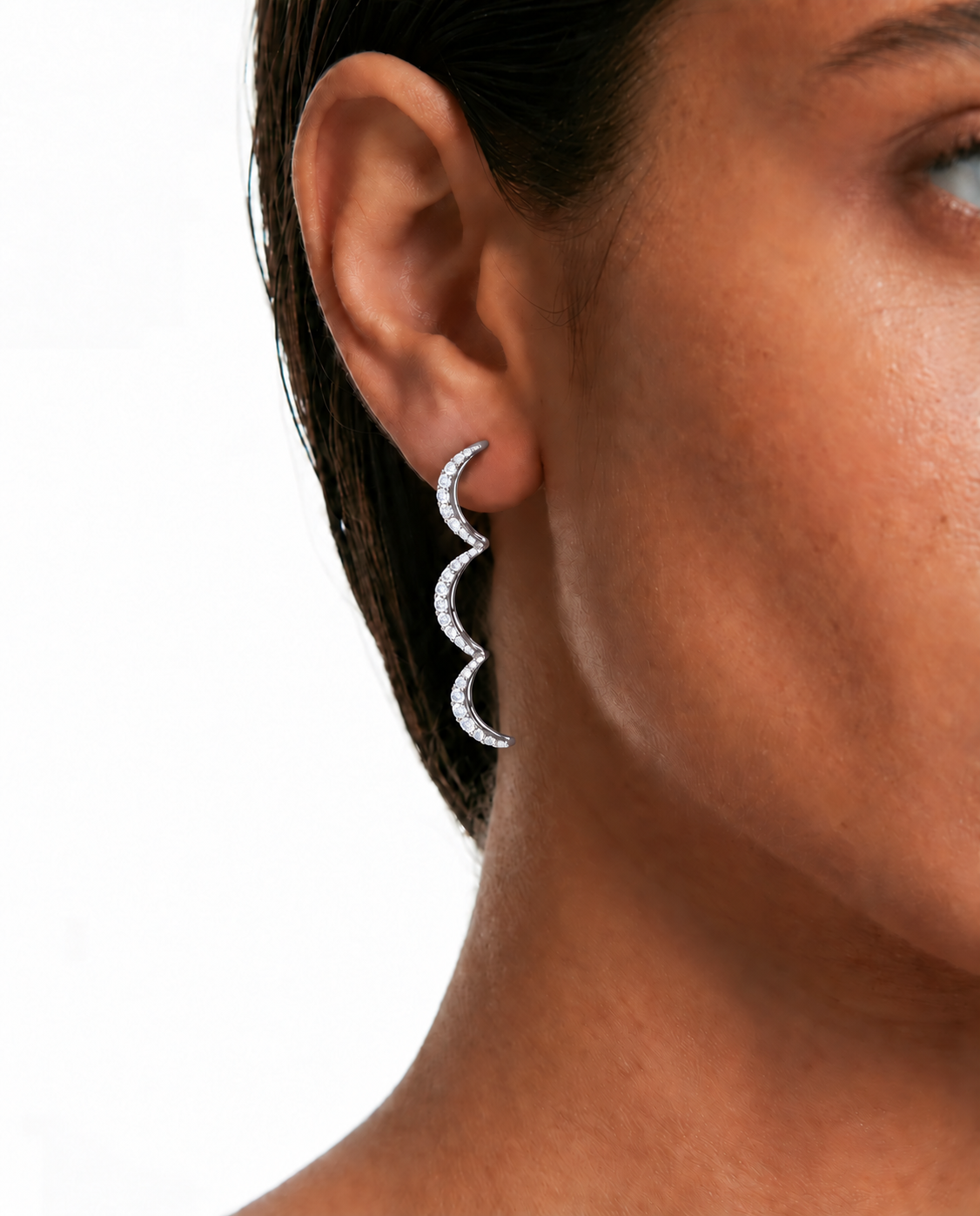 Eve Scallop Necklace Set – detail view | PRERTO