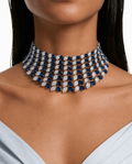Hart Emeralds & Diamond Necklace Set (ketting en oorbellen)