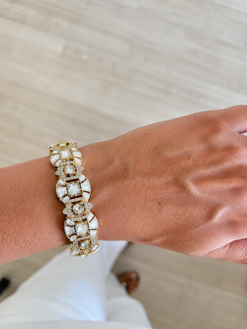Noya Diamond Kada Bracelets (Set of 2)