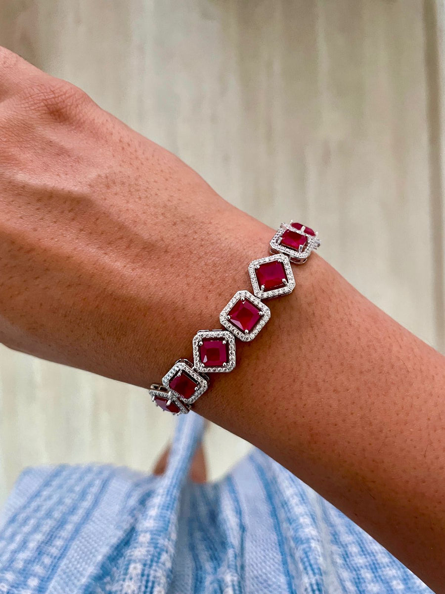 Cuboid Ruby Dimonte armband