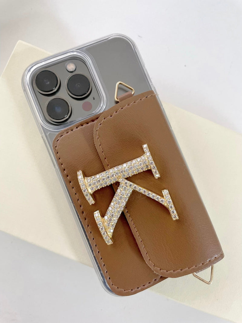 Personalised Tarana Chain Brown Sling Case Samsung by Prerto — styled view