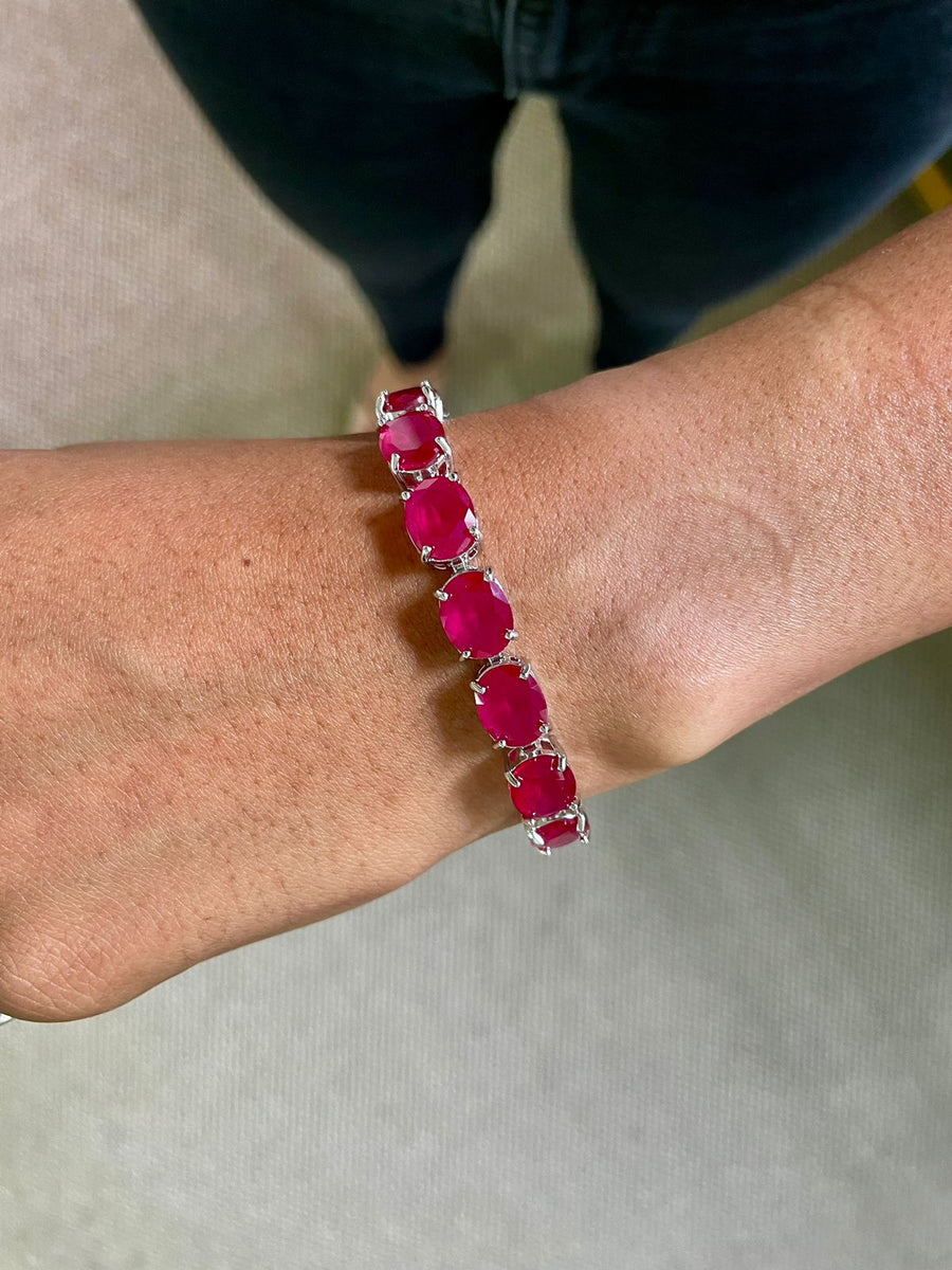 Ovalet Ruby Bracelet