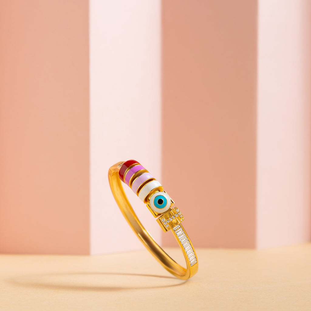 Memories Evil Eye Multicolour Charm Bracelet Four Charms by Prerto — gifting jewellery