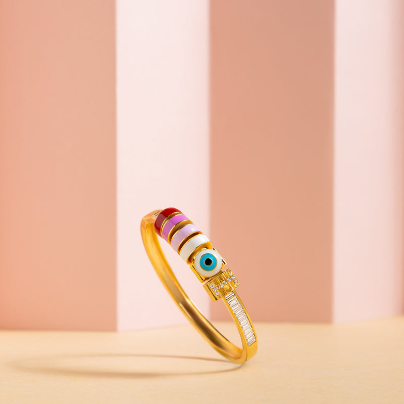 Memories Evil Eye Multicolour Charm Bracelet Four Charms by Prerto — gifting jewellery