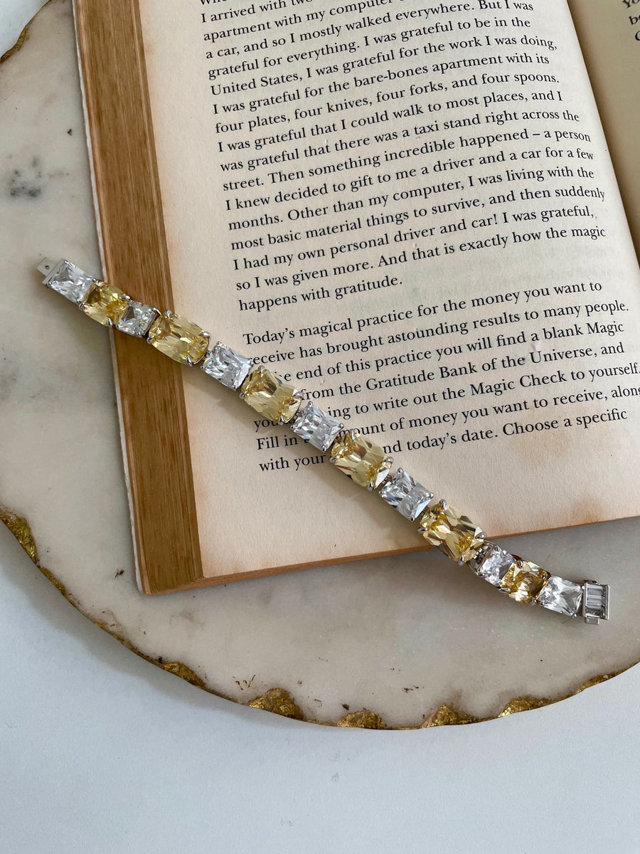 Victoria Citrine Dimonte Tennis Bracelet