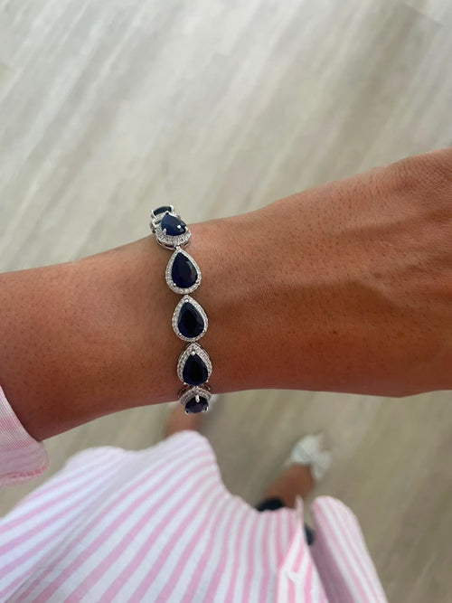 Honeydrop Sapphire Bracelet