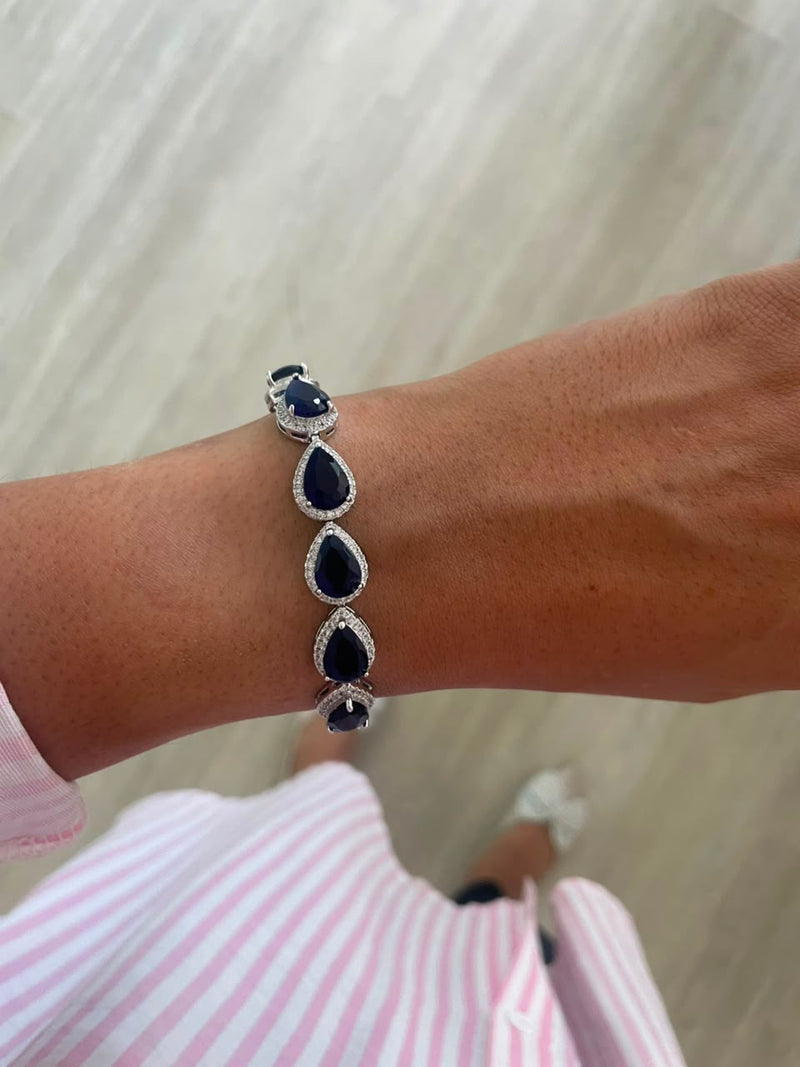 Honeydrop Sapphire Bracelet