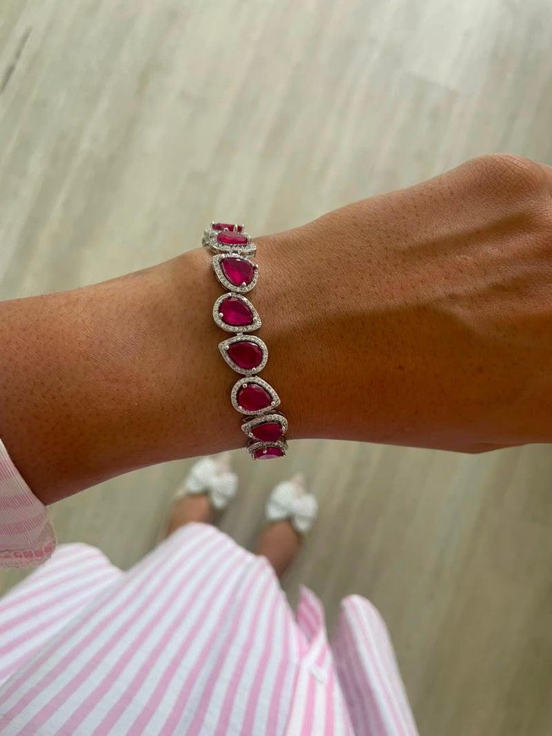 Dewdrop Ruby Bracelet