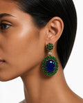 Aylin Sapphire & Zircon Statement Earrings