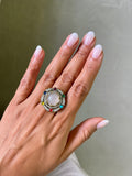 Mira Multicolour Diamond-Like Zircon Statement Ring