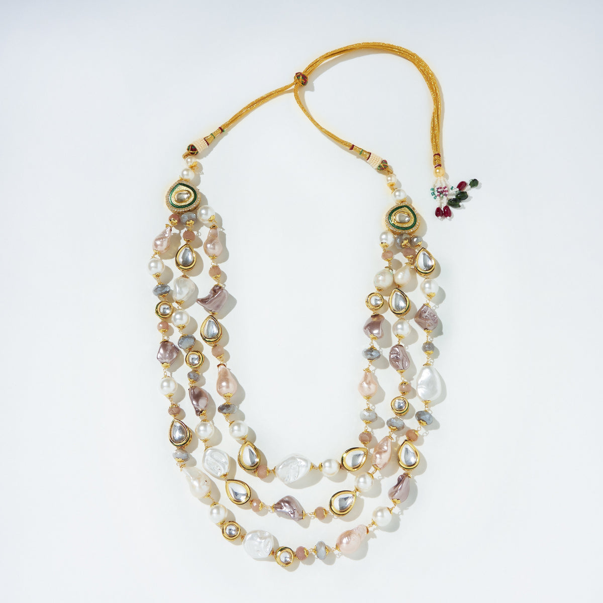 Carina Moonstone Statement Necklace - Luxury Fashion Jewellery for Arab and Indian Women - Prerto