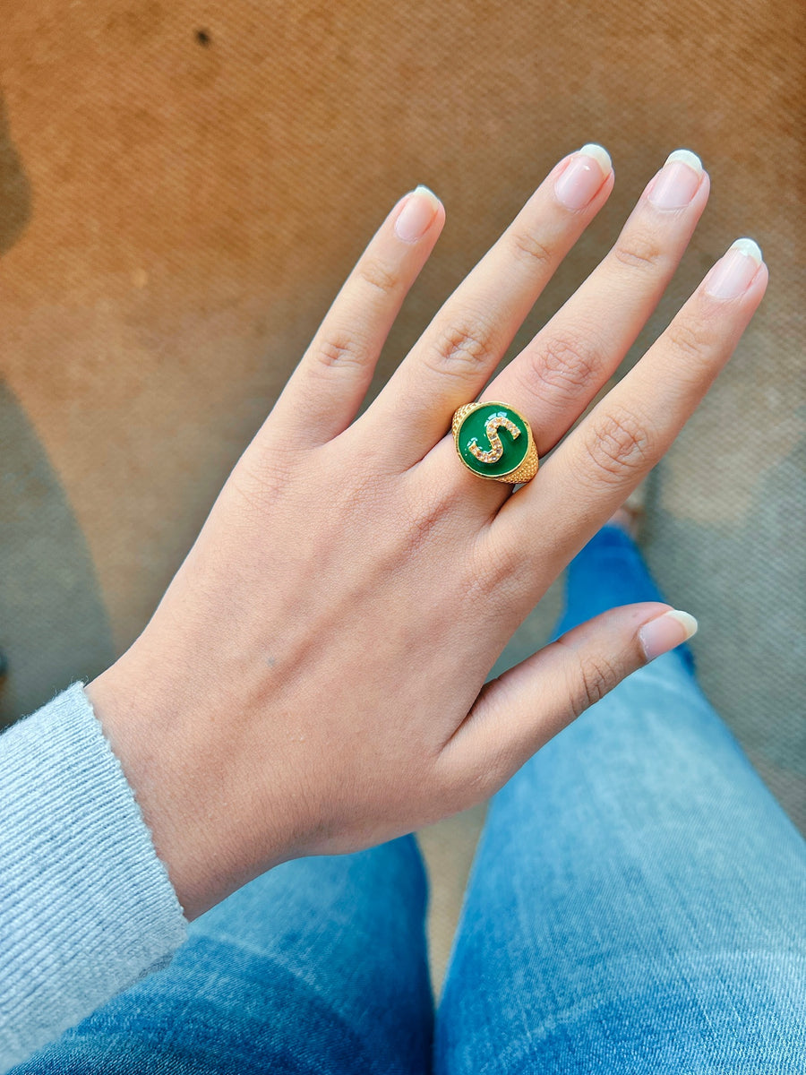 Inizial Green Bling Ring