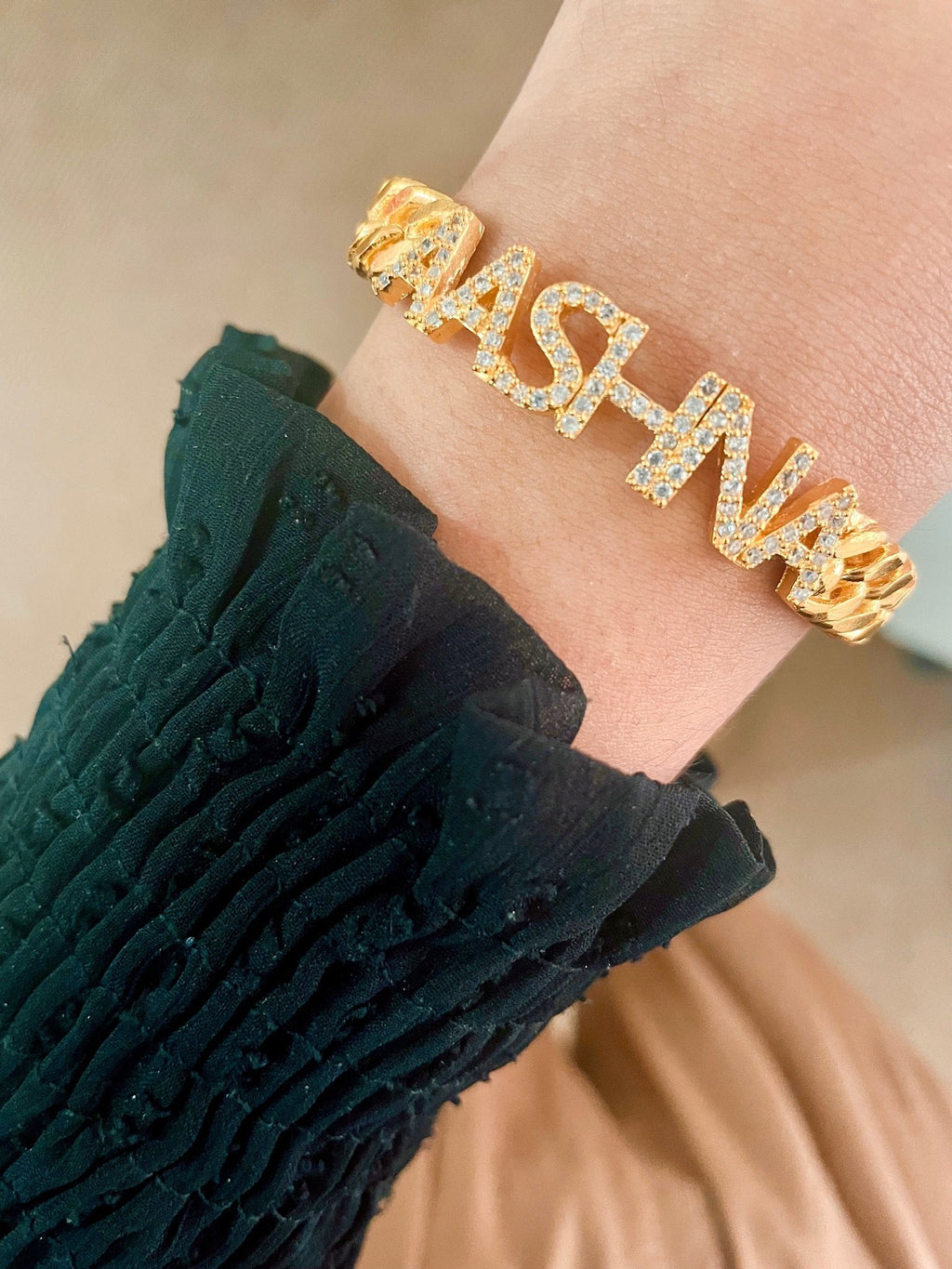 Nome Iniziale Personalised Initial Bracelet Cuff by Prerto — gifting jewellery