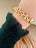 Nome Iniziale Personalised Initial Bracelet Cuff by Prerto — gifting jewellery