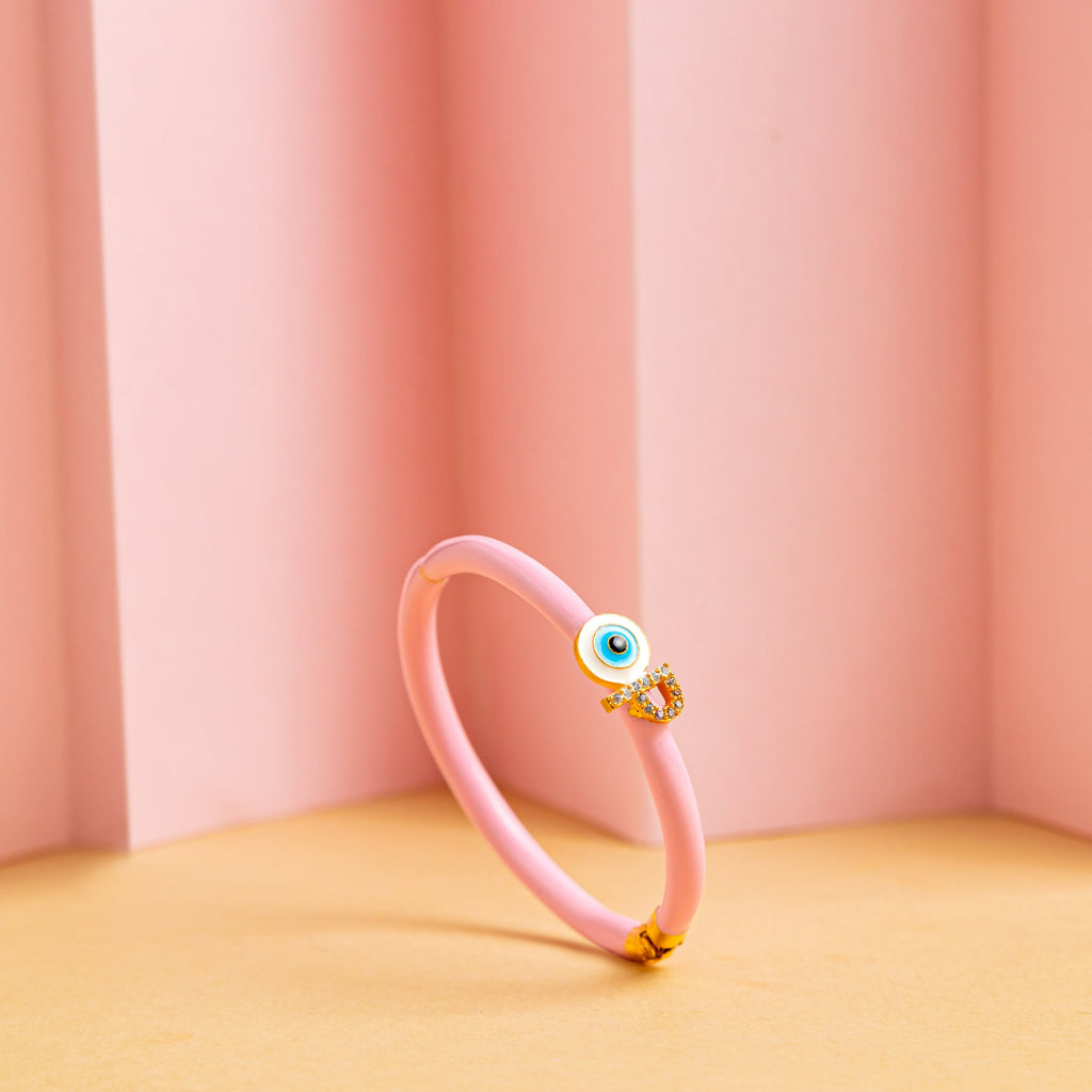 Personalised Evil Eye Lychee Candy Bracelet — detail view — Prerto