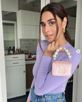 Personalised Light Pink Nano Bag by Prerto