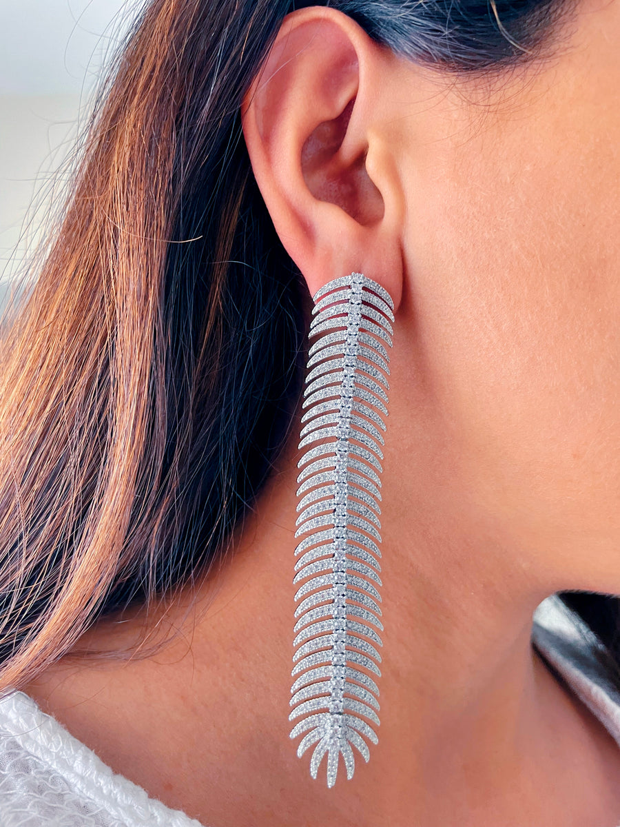 Boucles d'oreilles de diamètre de quill