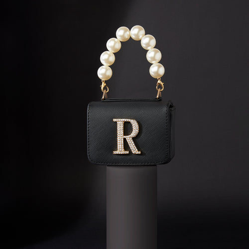 Personalised Black Nano Bag by Prerto — detail view