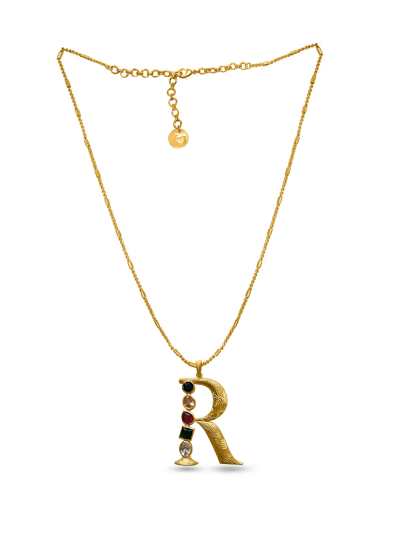 Grande Iniziale Charm Necklace