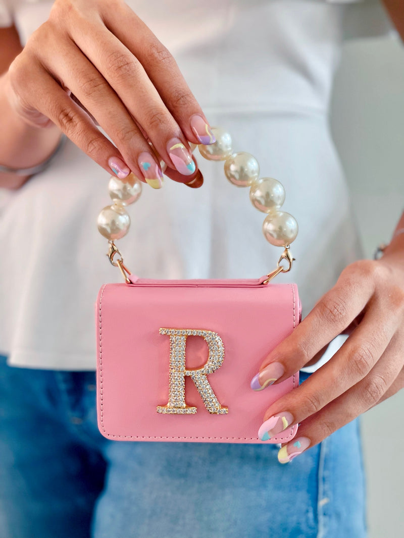 Personalised Cotton Candy Nano Bag by Prerto — styled view