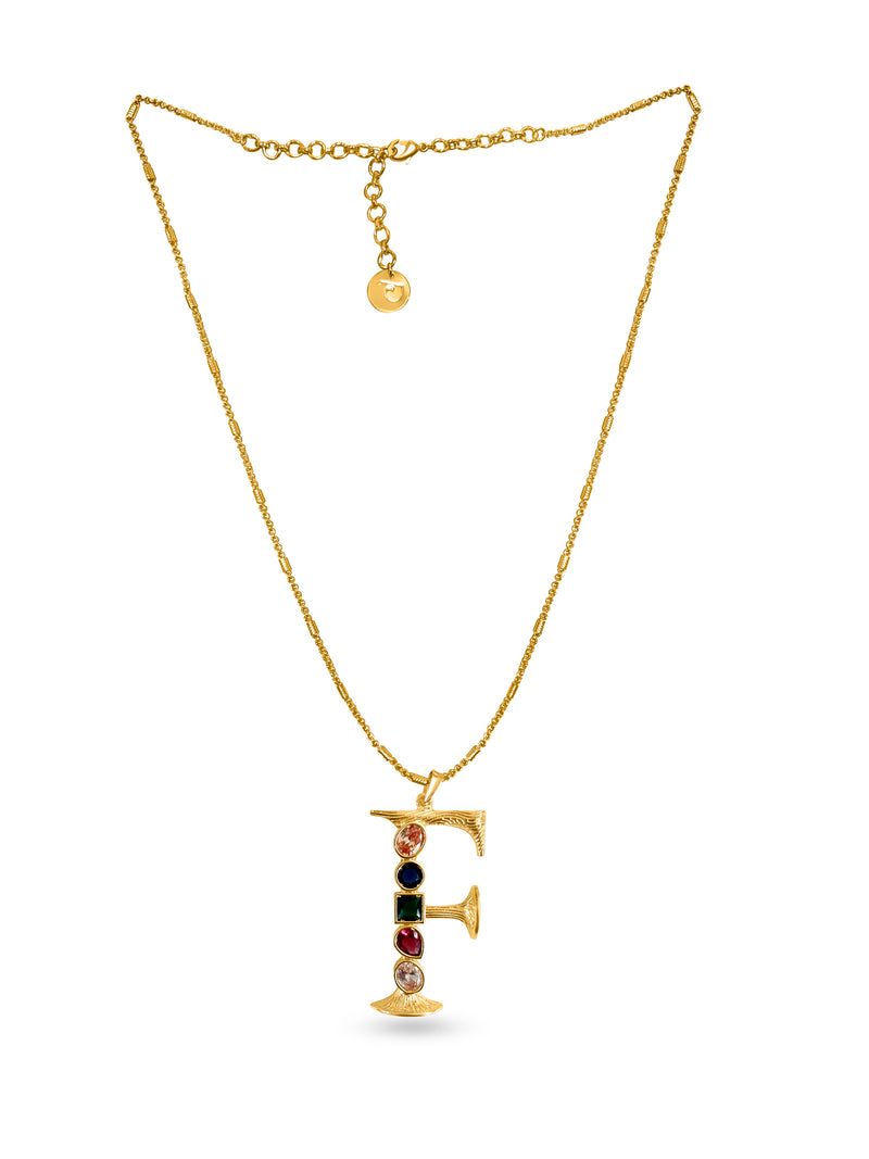 Grande Iniziale Charm Necklace