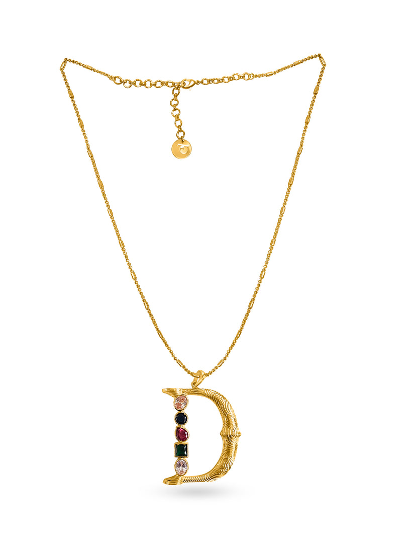 Grande Iniziale Charm Necklace