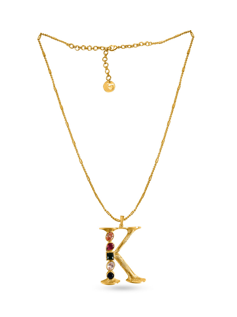 Grande Iniziale Charm Necklace