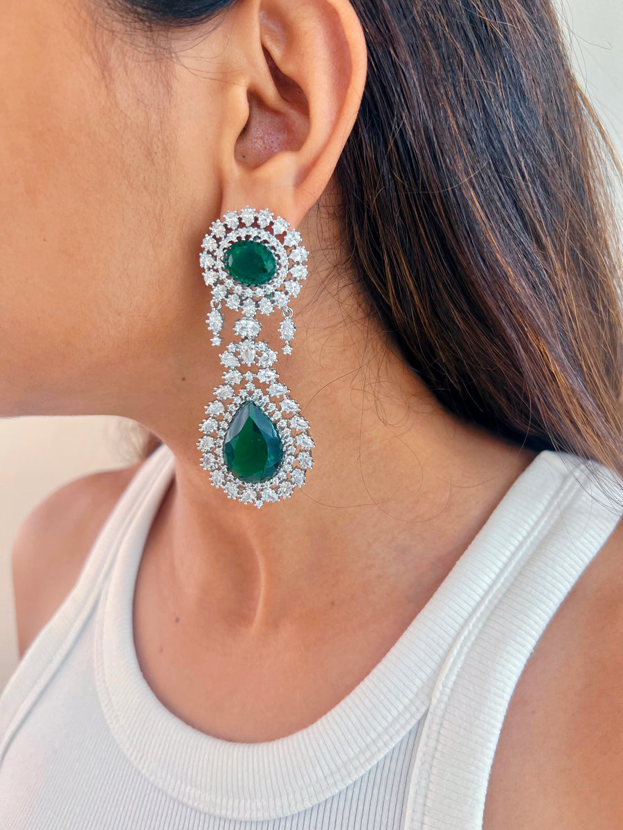 Grace Emerald Earring