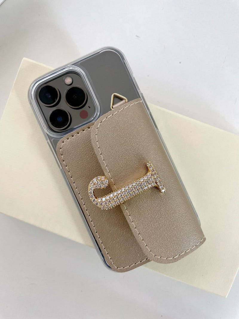 Personalised Gold Sling Case Samsung by Prerto — styled view