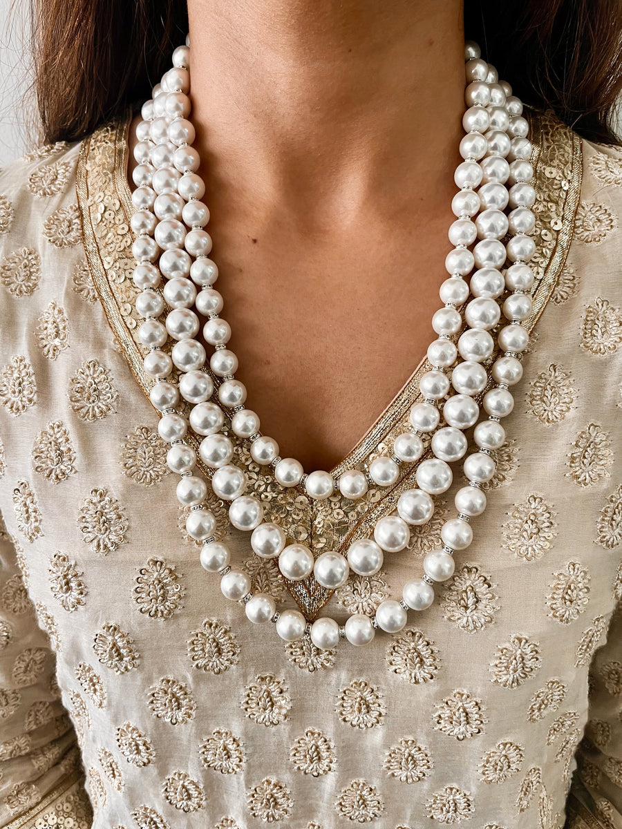 Pearly Lunga - Necklace