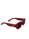 Personalised Cherry Red Sunglasses by Prerto — front view