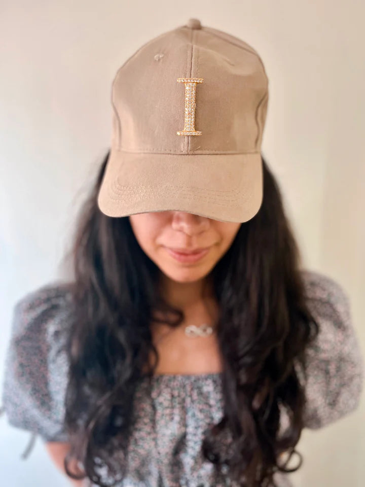 Personalised Khaki Cap by Prerto — front view