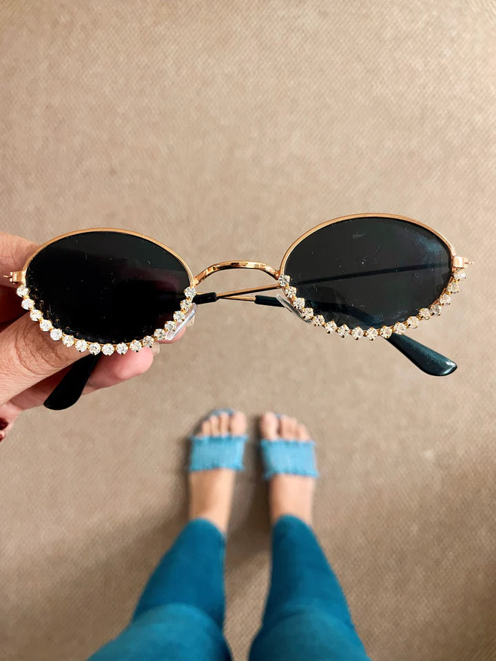 Riviera Jeweled Statement Sunglasses by Prerto — destination wedding accessory