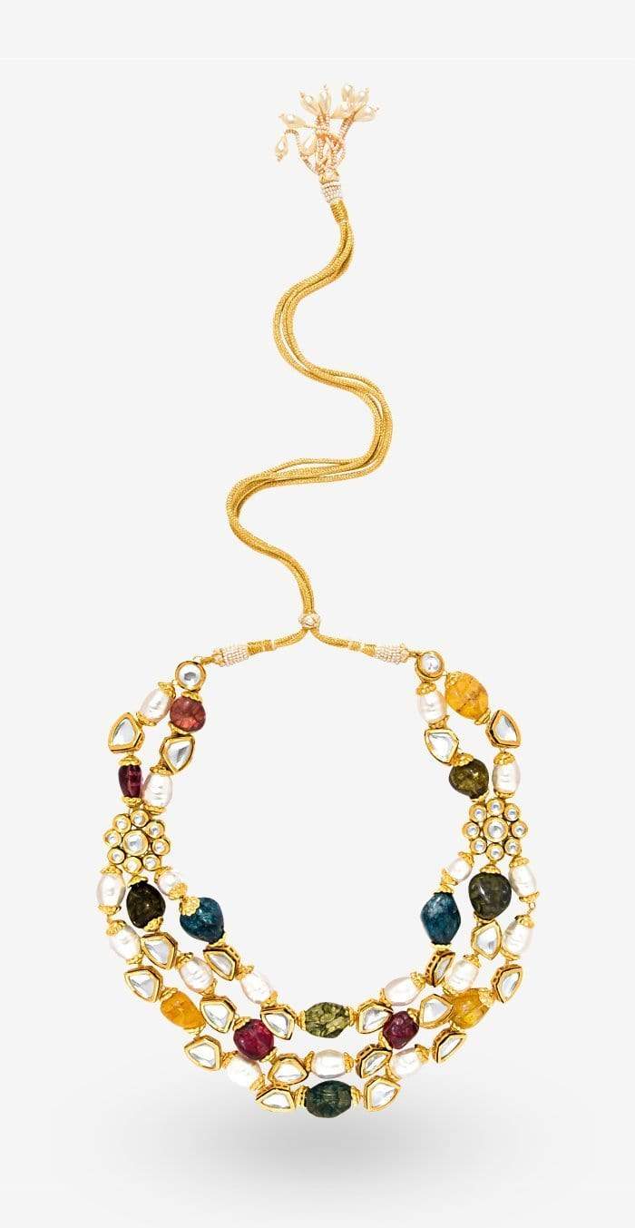 Sidra Statement Necklace — detail view — Prerto