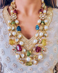 Sidra Statement Necklace — front view — Prerto